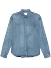 Saint Laurent Casual Shirt Cassandre Men In Blue