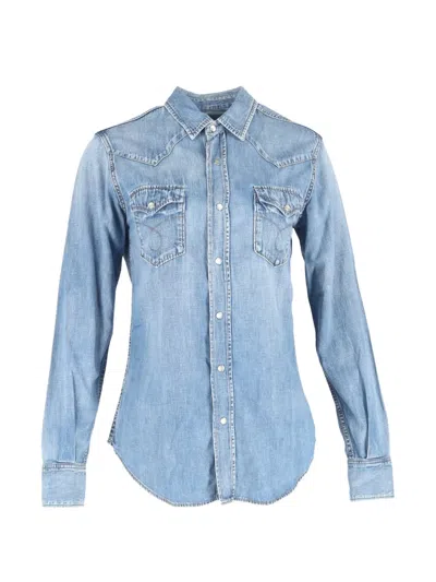 Pre-owned Saint Laurent Denim Shirt In Blue