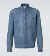 Saint Laurent Casual Shirt Cassandre Men In Day Blue