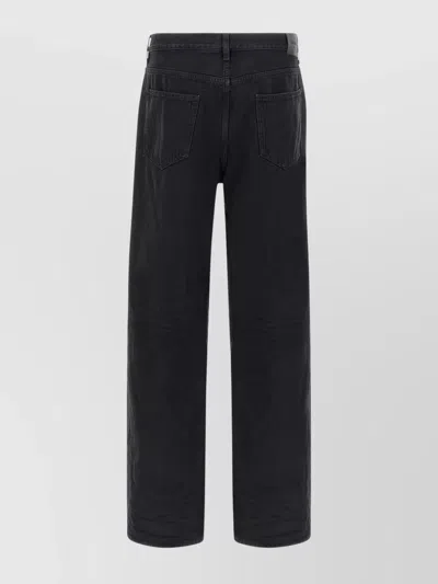 Saint Laurent Denim Trousers With Belt Loops And Pockets
