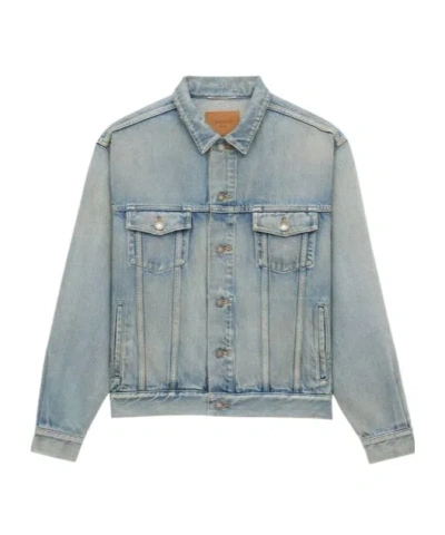 SAINT LAURENT SAINT LAURENT BUTTON-UP DENIM TRUCKER JACKET