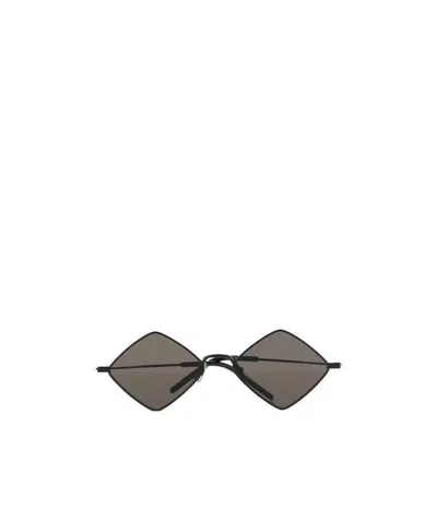 Saint Laurent Diamond Shape Sunglasses In Gray