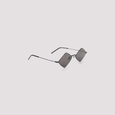 Saint Laurent Diamond-frame Sunglasses In Black