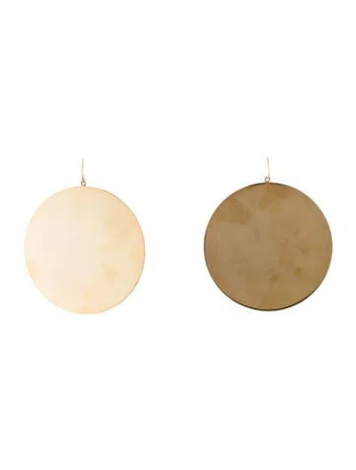 Pre-owned Saint Laurent Disc Drop Earring In Multi