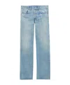 Saint Laurent Loose Straight Clothing In Blue