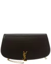 Saint Laurent Dnu Cost  Leather Wallet On Chain