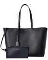 Saint Laurent Dnu Inv  E/w Leather Shopper Tote