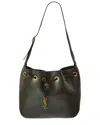 Saint Laurent Dnu  Drawstring Leather Bucket Bag (authentic Pre-loved)