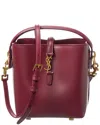 Saint Laurent Dnu  Le 37 Mini Leather Bucket Bag (authentic )