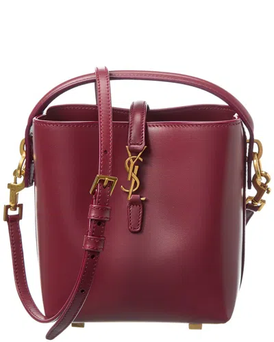 Saint Laurent Dnu  Le 37 Mini Leather Bucket Bag (authentic )