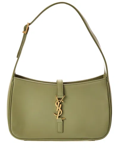 Saint Laurent Dnu  Le 5 A 7 Smooth Leather Hobo Bag (authentic )