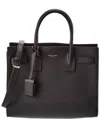 Saint Laurent Dnu  Sac De Jour Baby Leather Tote (authentic Pre-loved) In Black