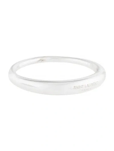 Pre-owned Saint Laurent Dome Band Ring In Multi