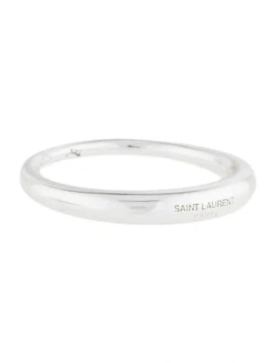 Pre-owned Saint Laurent Dome Band Ring In Multi