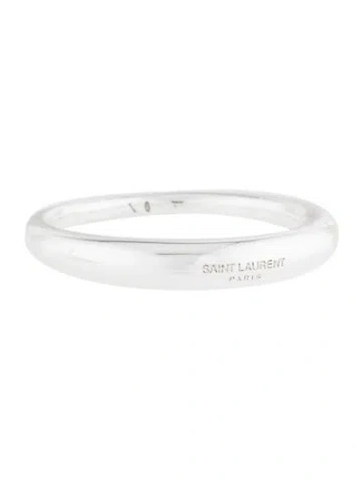 Pre-owned Saint Laurent Dome Band Ring In Multi