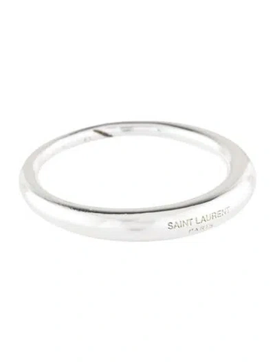 Pre-owned Saint Laurent Dome Band Ring In Multicolor