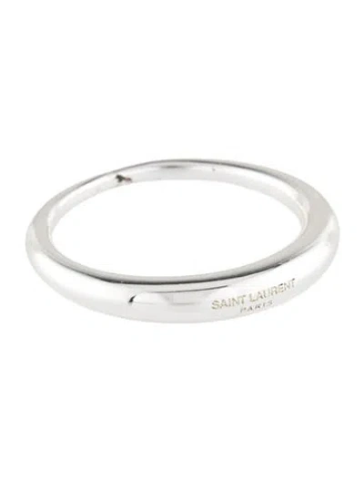 Pre-owned Saint Laurent Dome Band Ring In Multicolor