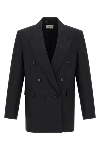 SAINT LAURENT DOUBLE-BREASTED BLAZER