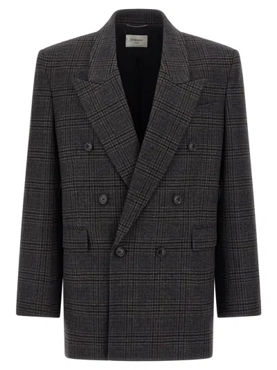 SAINT LAURENT DOUBLE-BREASTED BLAZER