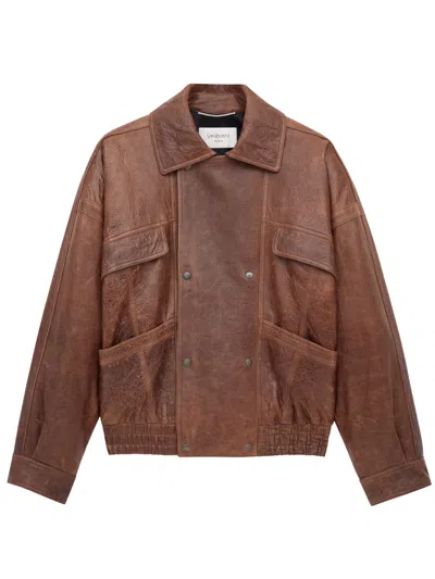 SAINT LAURENT DOUBLE-BREASTED BLOUSON