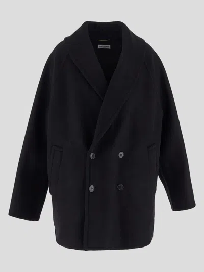 Saint Laurent Double-breasted Coat