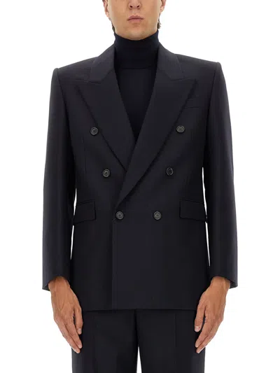SAINT LAURENT DOUBLE-BREASTED WOOL JACKET
