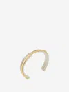 Saint Laurent Modernist Bridge Cuff Bracelet In Gold