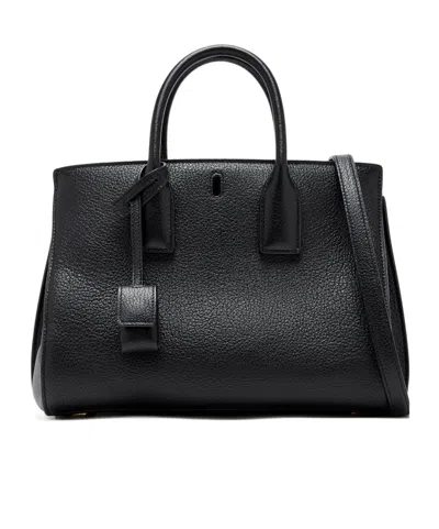 Saint Laurent Double-handle Shoulder Bag In Black