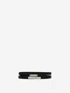 Saint Laurent Ysl Bracciale Nappa Unica In Black