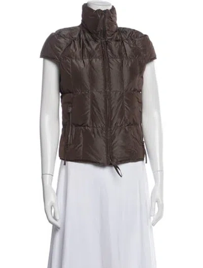 Pre-owned Saint Laurent Down Down Jacket In Brown