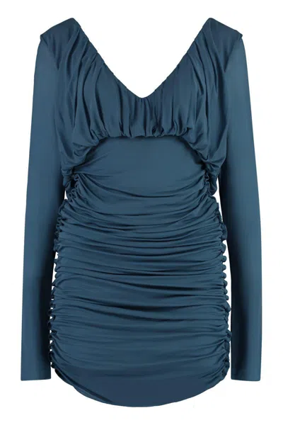 SAINT LAURENT SAINT LAURENT DRAPED DRESS