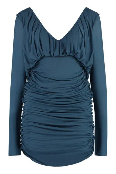 SAINT LAURENT SAINT LAURENT DRAPED DRESS