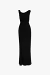 SAINT LAURENT DRAPED DRESS