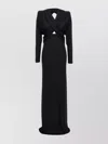 Saint Laurent Hooded Maxi Dress