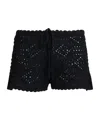 Saint Laurent Drawstring Shorts In Black