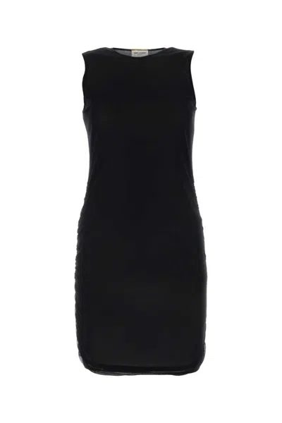 Saint Laurent Dress In Black