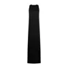 Saint Laurent Halterneck Gown In Black