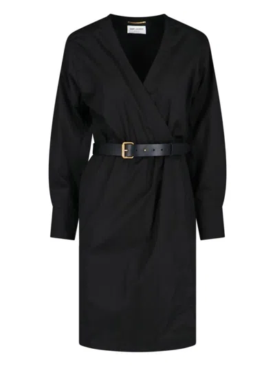 Saint Laurent Dresses In Black