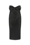Saint Laurent Women's Satin Dress In Black