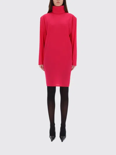 Saint Laurent Dress  Woman Color Fuchsia In Red