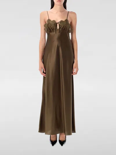Saint Laurent Dress  Woman Colour Kaki In Brown