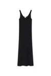 Saint Laurent Dress With Lurex Thread In Black
