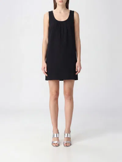 Saint Laurent Dress Woman In Black