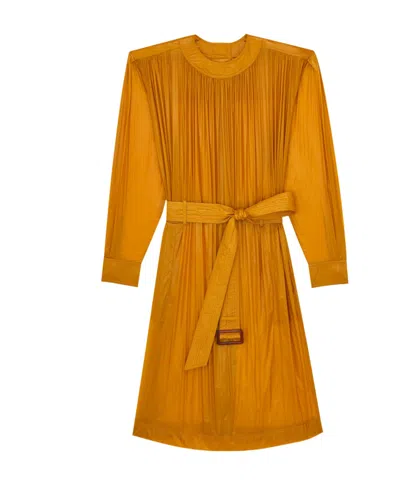 Saint Laurent Dress In Orange