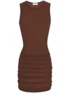 Saint Laurent Draped Mini Dress