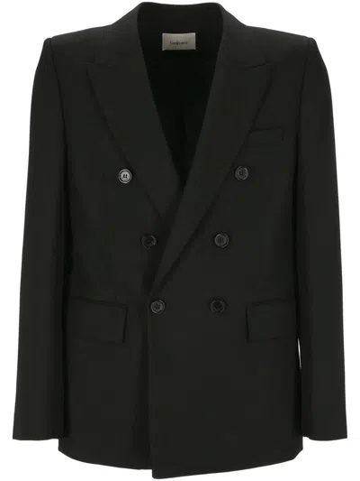 Saint Laurent Dresses In Black