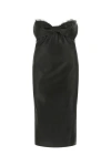 Saint Laurent Women's Satin Dress In Black
