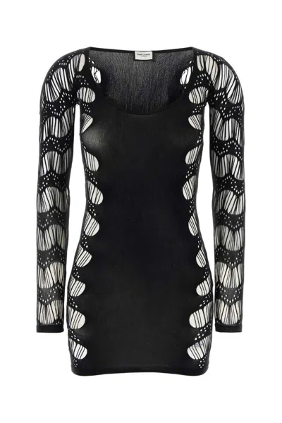 Saint Laurent Dresses In Black