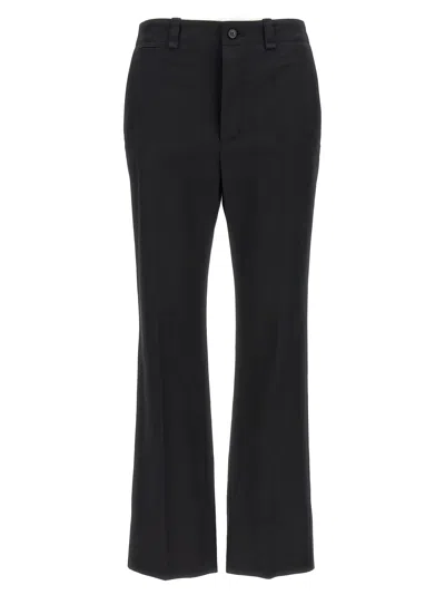 Saint Laurent Drill Pants In Black