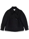 Saint Laurent Wool Jacket In Blue